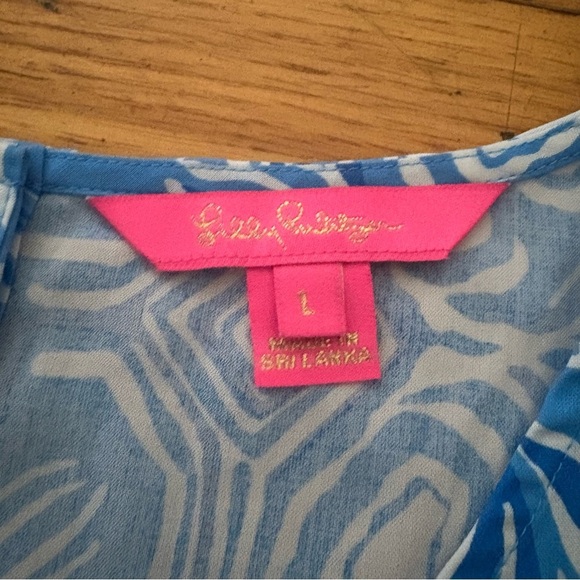 Lilly Pulitzer Button Back Tank Size Large - Picture 4 of 6